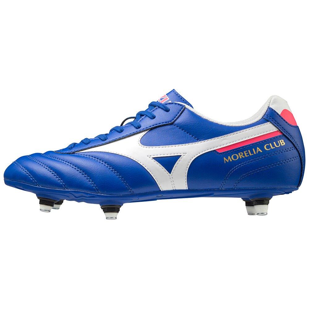 Mizuno Men's Soccer Cleats Morelia II Club SI Blue/White - BPXJOUZ-78